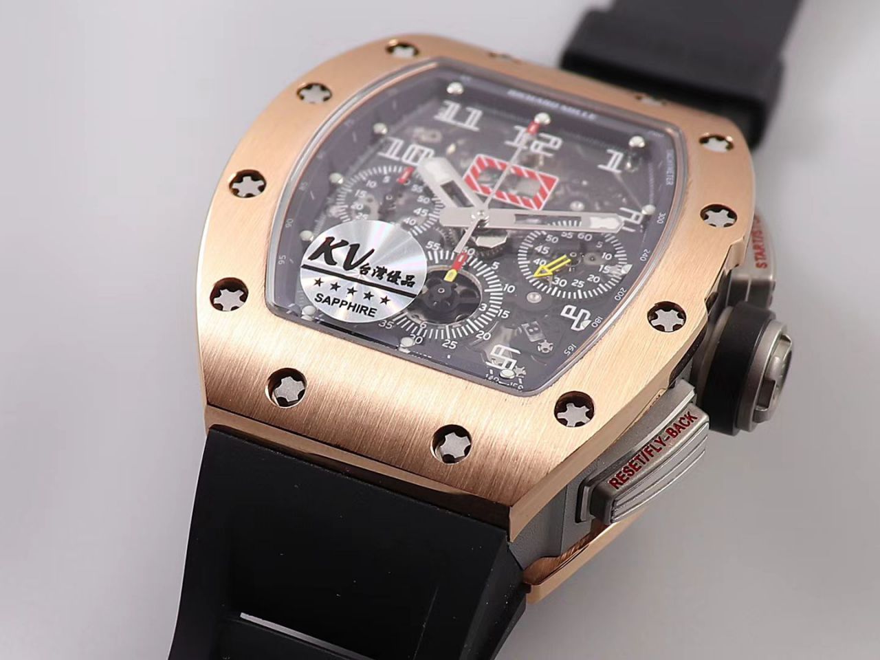 KV Factory 全新RICHARD MILLE Replica 理查德米尔RM 11-03钛钢款 wrist watches  / KV01103H
