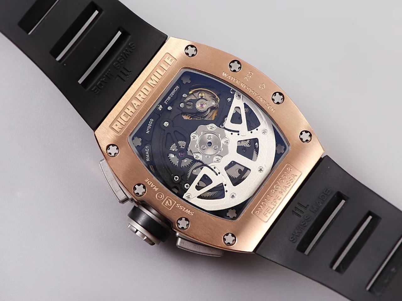 KV Factory 全新RICHARD MILLE Replica 理查德米尔RM 11-03钛钢款 wrist watches  / KV01103H