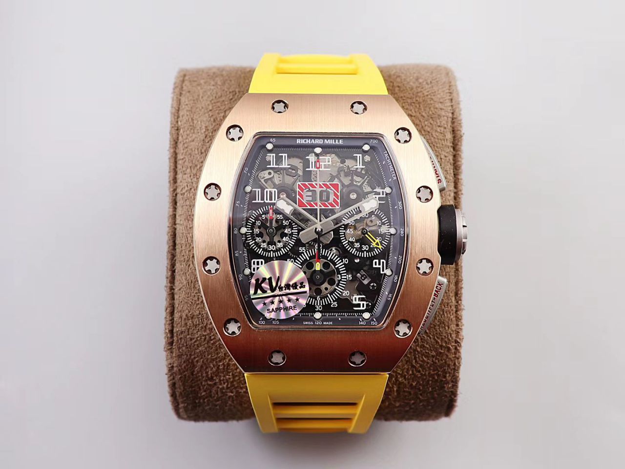 KV Factory 全新RICHARD MILLE Replica 理查德米尔RM 11-03钛钢款 wrist watches  / KV01103H