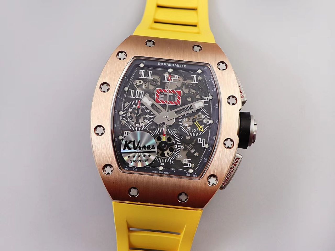KV Factory 全新RICHARD MILLE Replica 理查德米尔RM 11-03钛钢款 wrist watches  / KV01103H