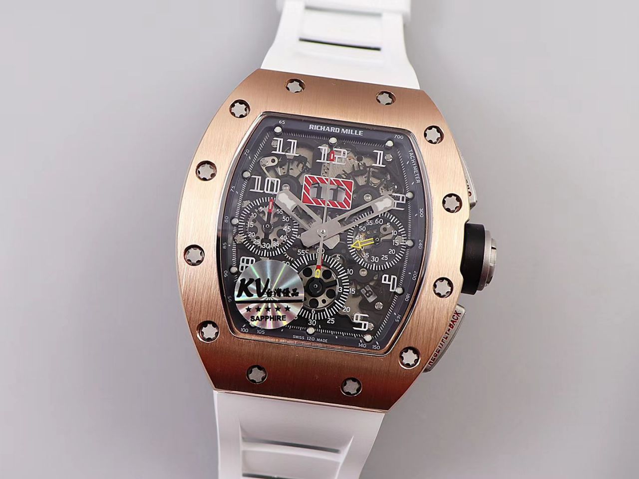 KV Factory 全新RICHARD MILLE Replica 理查德米尔RM 11-03钛钢款 wrist watches  / KV01103H