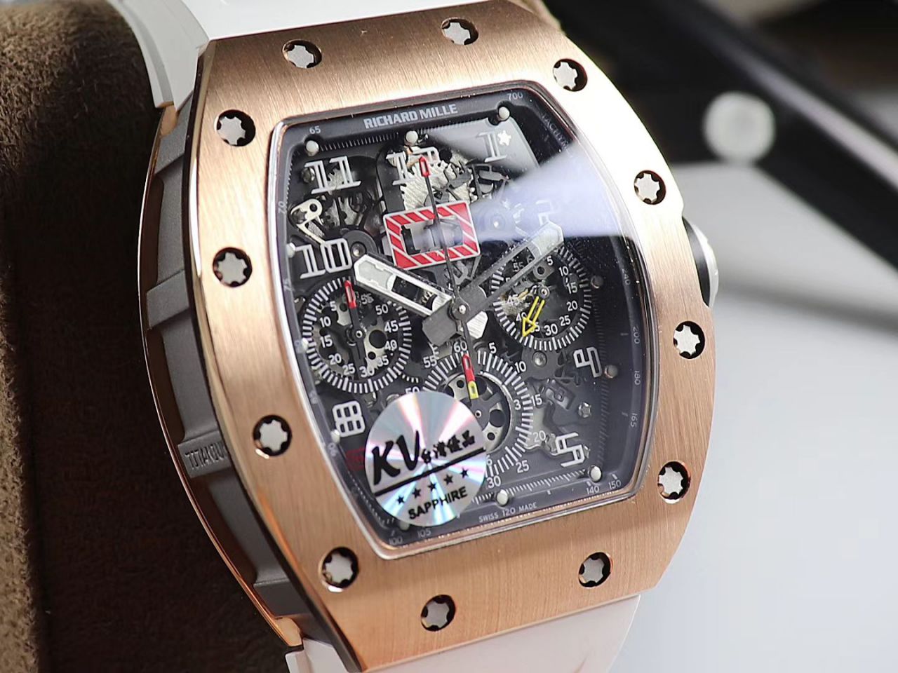 KV Factory 全新RICHARD MILLE Replica 理查德米尔RM 11-03钛钢款 wrist watches  / KV01103H