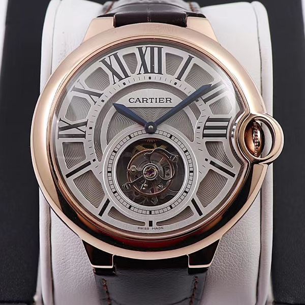BBR Factory  Cartier   Replica Watches 蓝气球 Tourbillon 系列W6920001 wrist watches 
