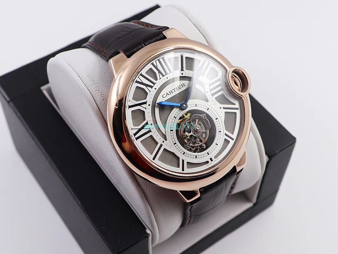 BBR Factory  Cartier   Knockoff  Watches 蓝气球 Tourbillon 系列W6920021 wrist watches  / K289