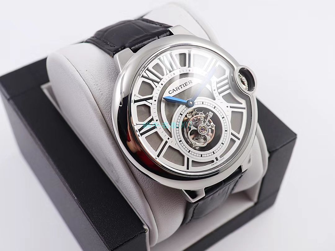 BBR Factory  Cartier   Knockoff  Watches 蓝气球 Tourbillon 系列W6920021 wrist watches  / K289
