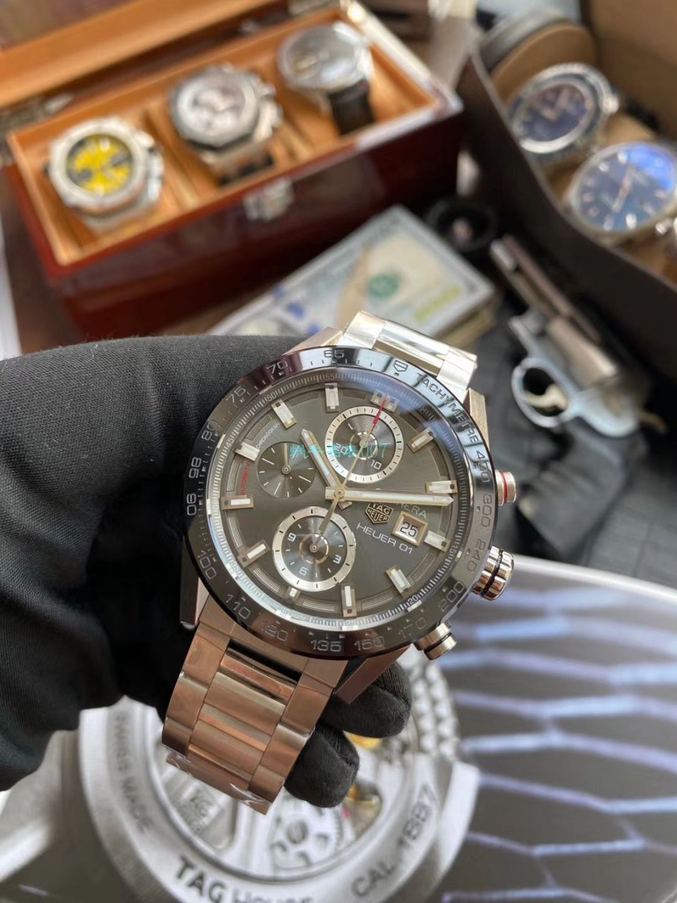 XF Factory 官网 TAG Heuer  Replica Watches 卡莱拉系列CAR201W.BA0714 wrist watches  / TG099
