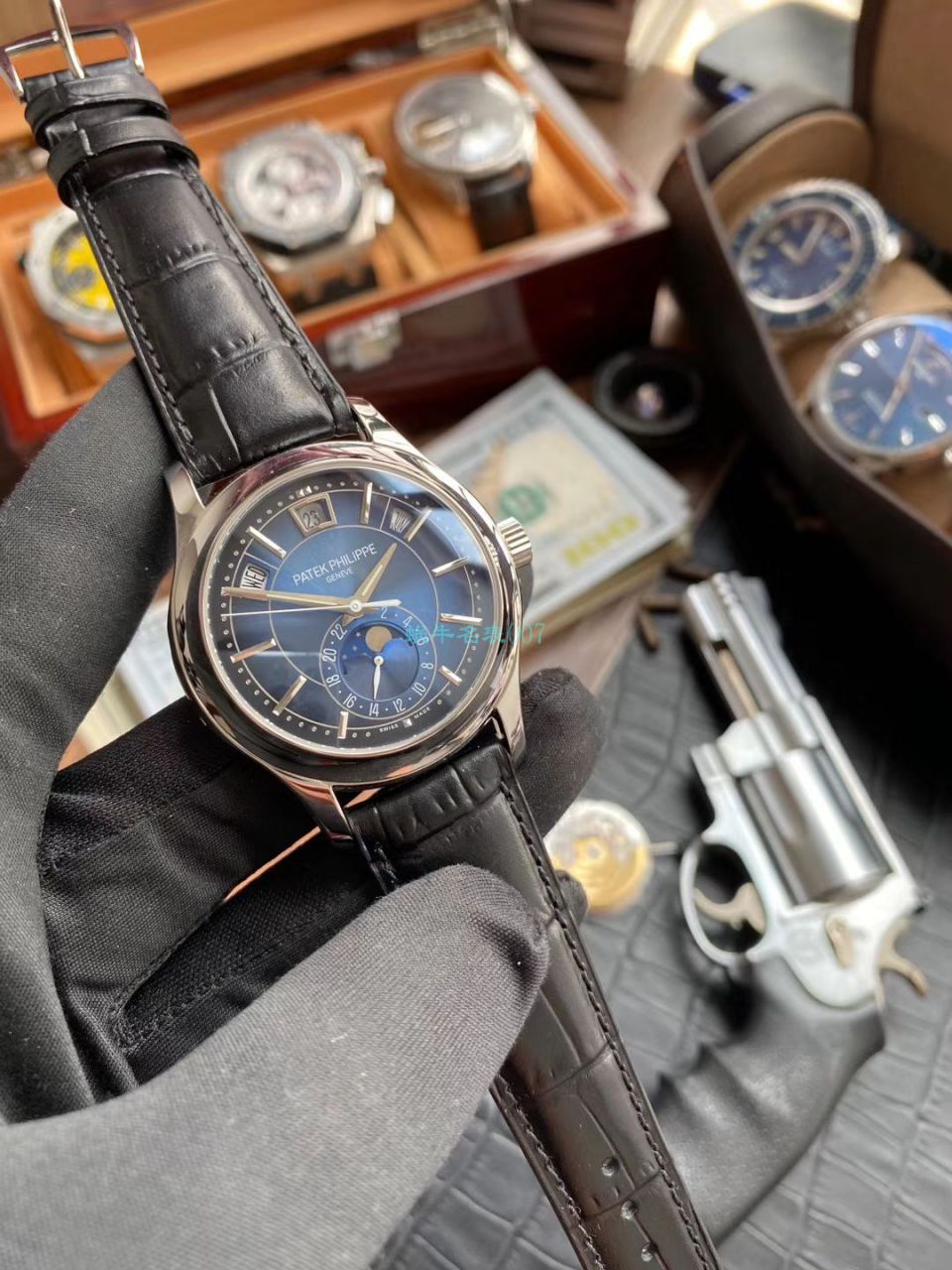 GR Factory V2升级版 PATEK PHILIPPE  Replica Copy  Watches 复杂功能时计系列5205G-013,5205G-010 wrist watches  / BD303