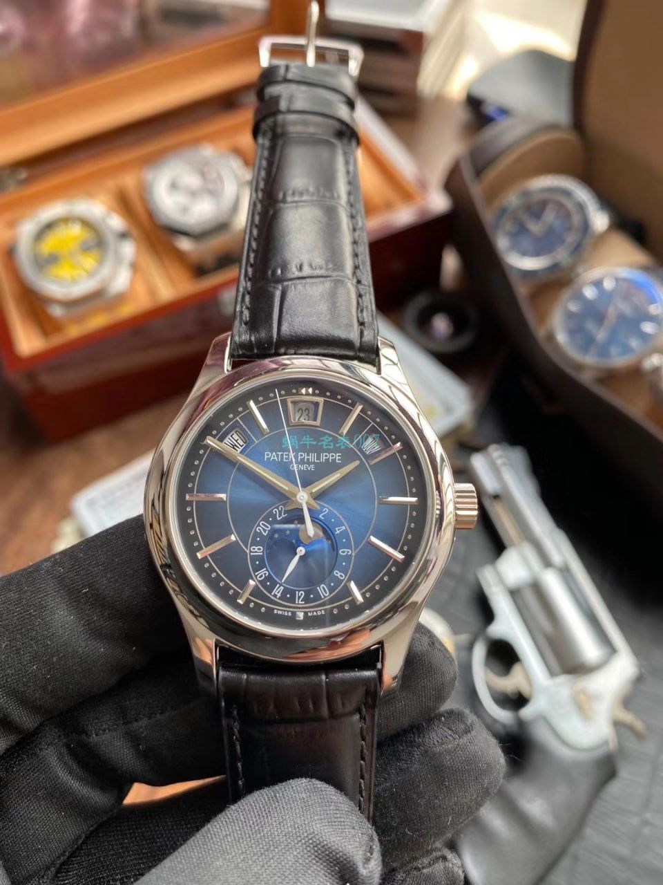 GR Factory V2升级版 PATEK PHILIPPE  Replica Copy  Watches 复杂功能时计系列5205G-013,5205G-010 wrist watches  / BD303