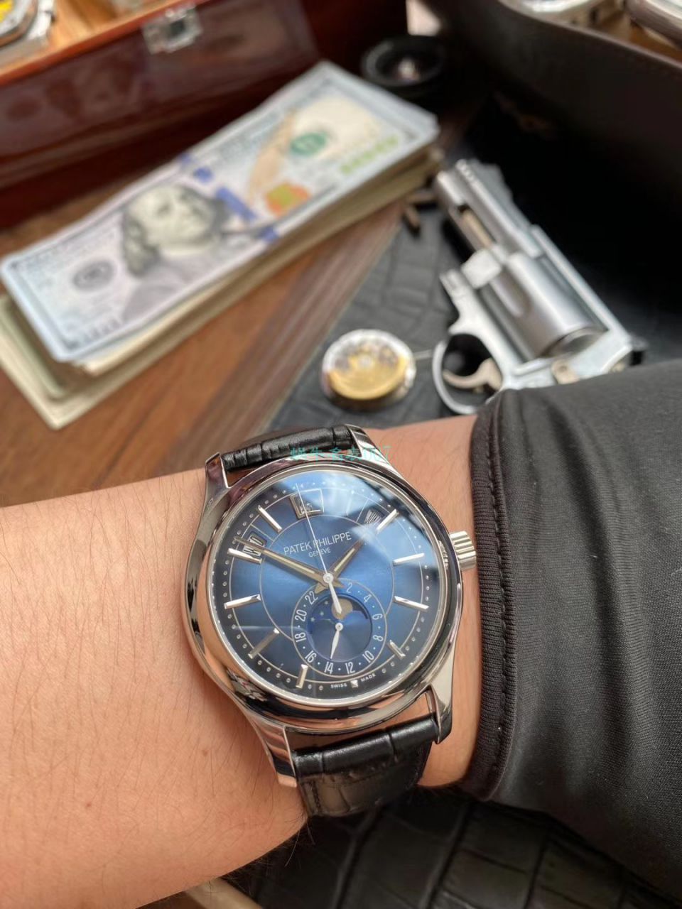 GR Factory V2升级版 PATEK PHILIPPE  Replica Copy  Watches 复杂功能时计系列5205G-013,5205G-010 wrist watches  / BD303