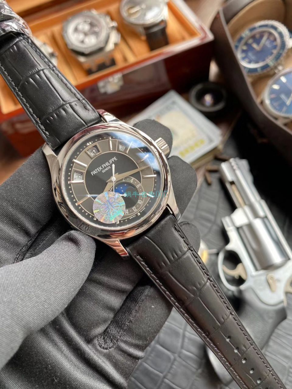 GR Factory V2升级版 PATEK PHILIPPE  Replica Copy  Watches 复杂功能时计系列5205G-013,5205G-010 wrist watches  / BD303
