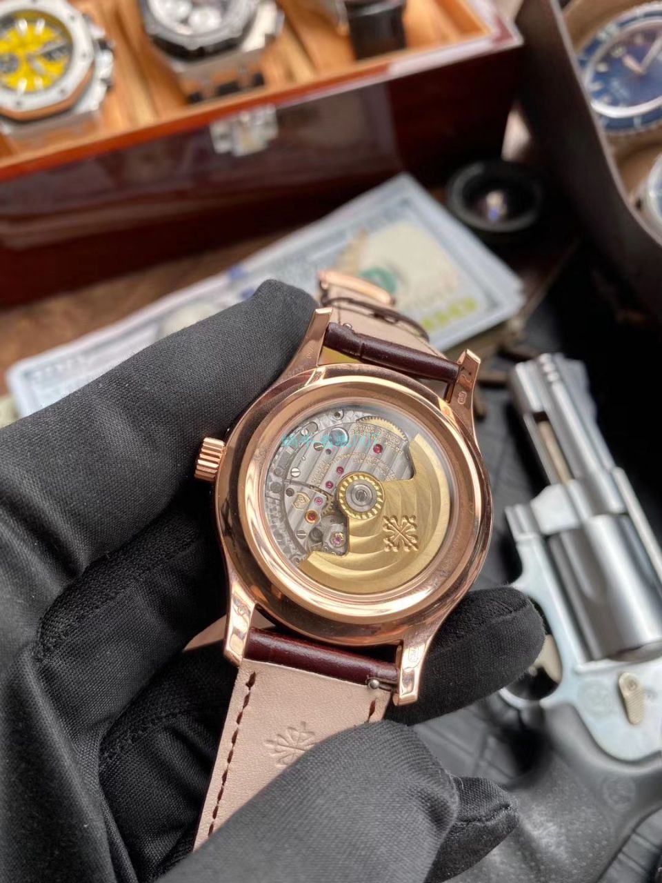 GR Factory V2升级版 PATEK PHILIPPE  Replica Copy  Watches 复杂功能时计系列5205G-013,5205G-010 wrist watches  / BD303