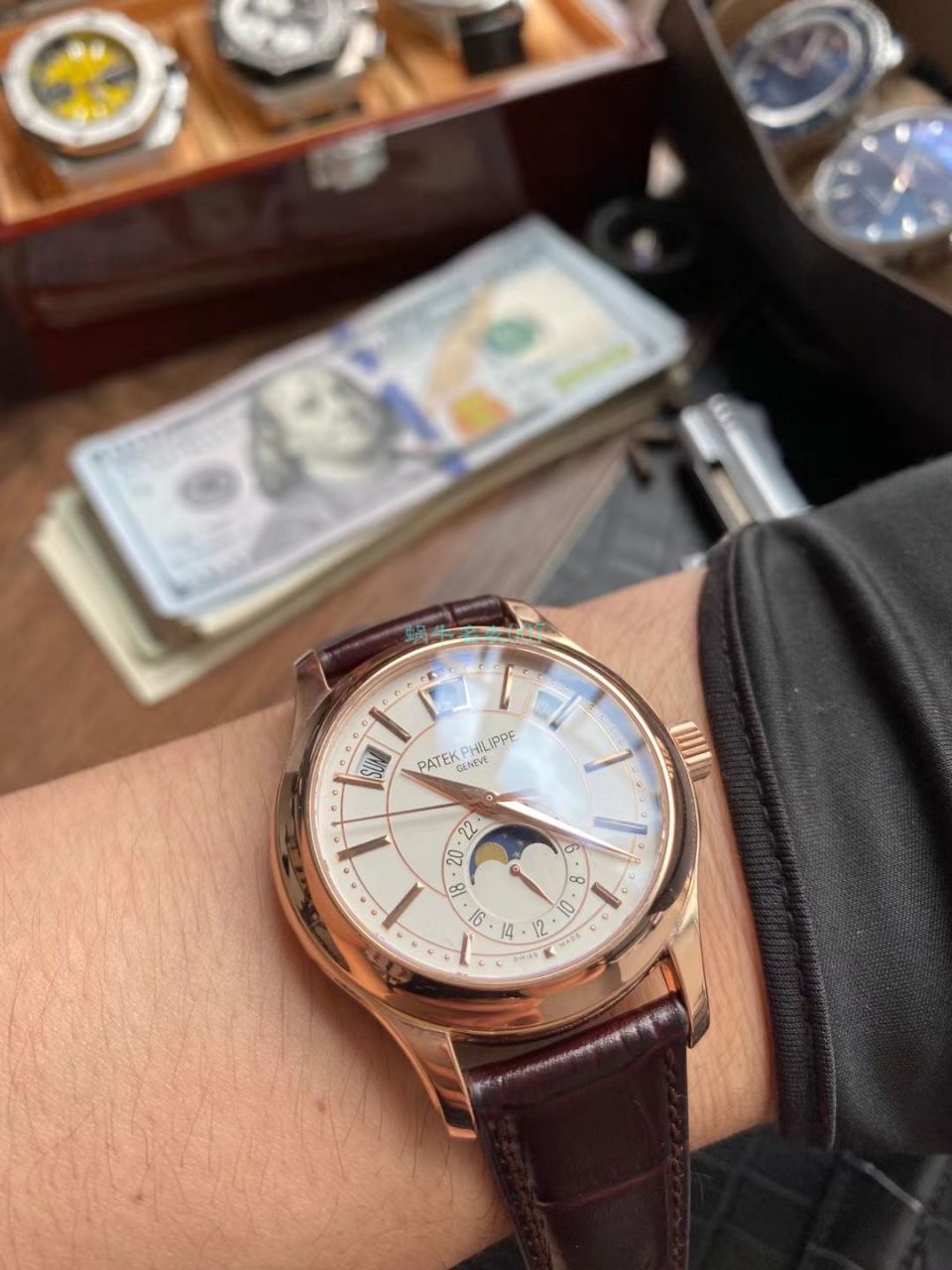 GR Factory V2升级版 PATEK PHILIPPE  Replica Copy  Watches 复杂功能时计系列5205G-013,5205G-010 wrist watches  / BD303