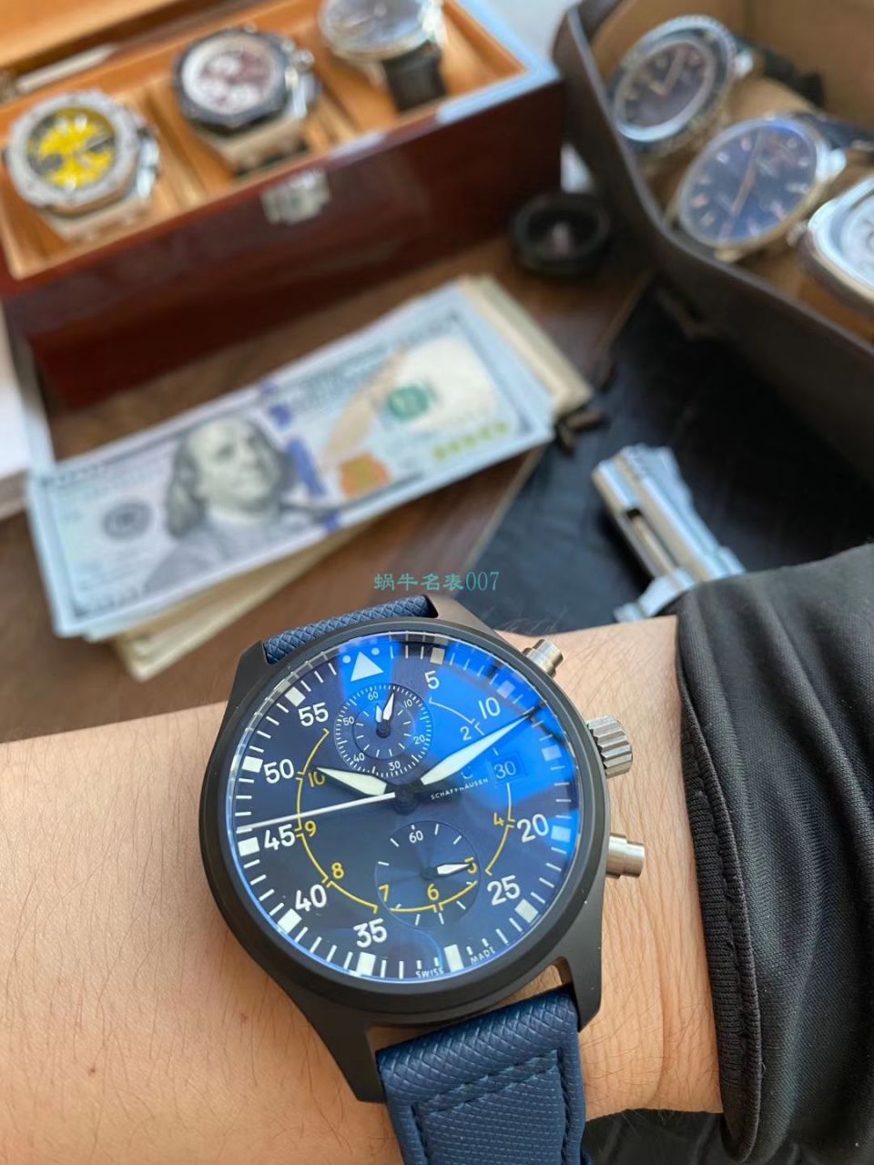 评测：YL Factory  IWC  Replica Copy  Watches 飞行员系列IW389005 wrist watches (梅赛德斯AMG马石油车队特别版) / WG538