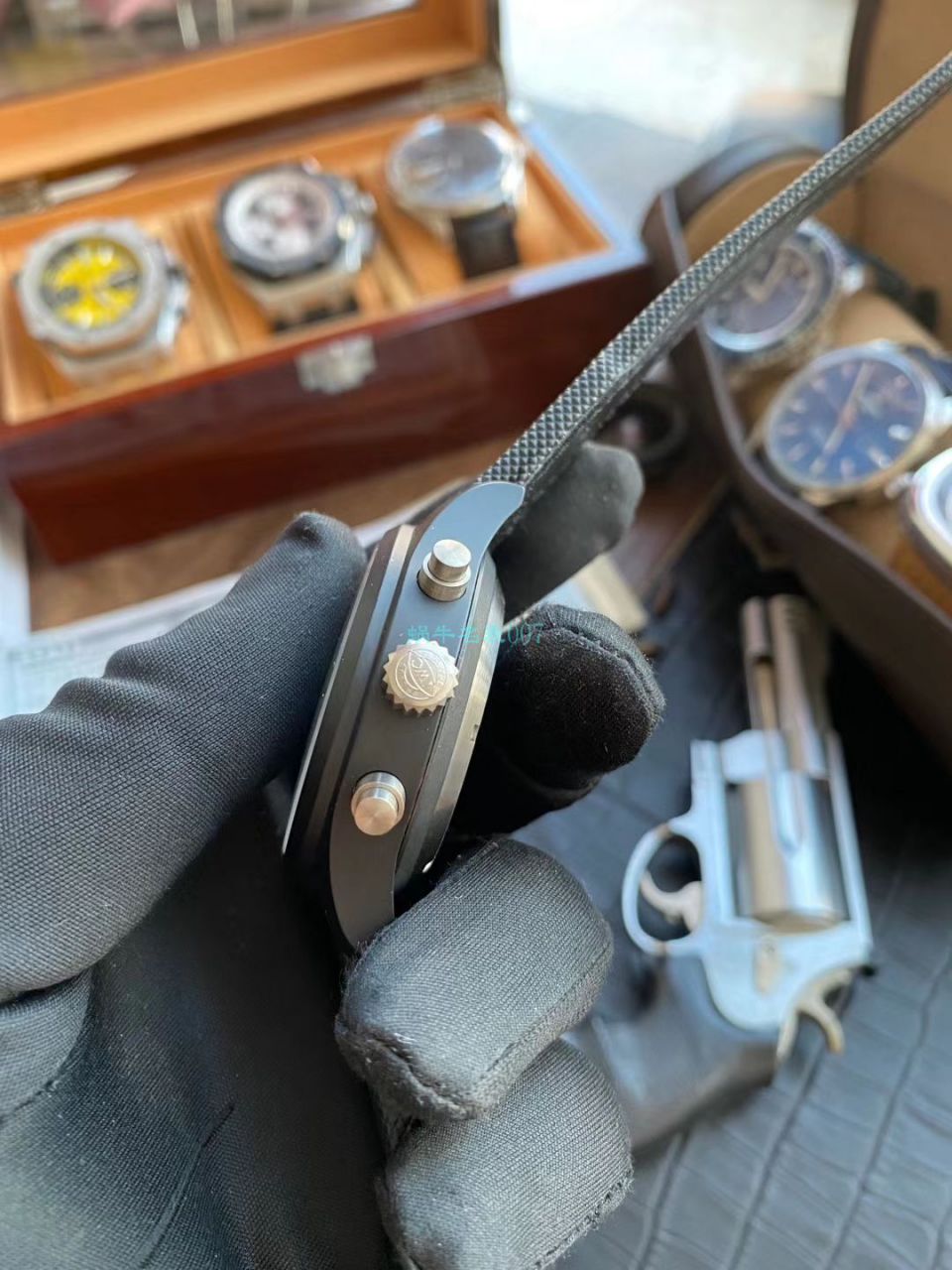 评测：YL Factory  IWC  Replica Copy  Watches 飞行员系列IW389005 wrist watches (梅赛德斯AMG马石油车队特别版) / WG538