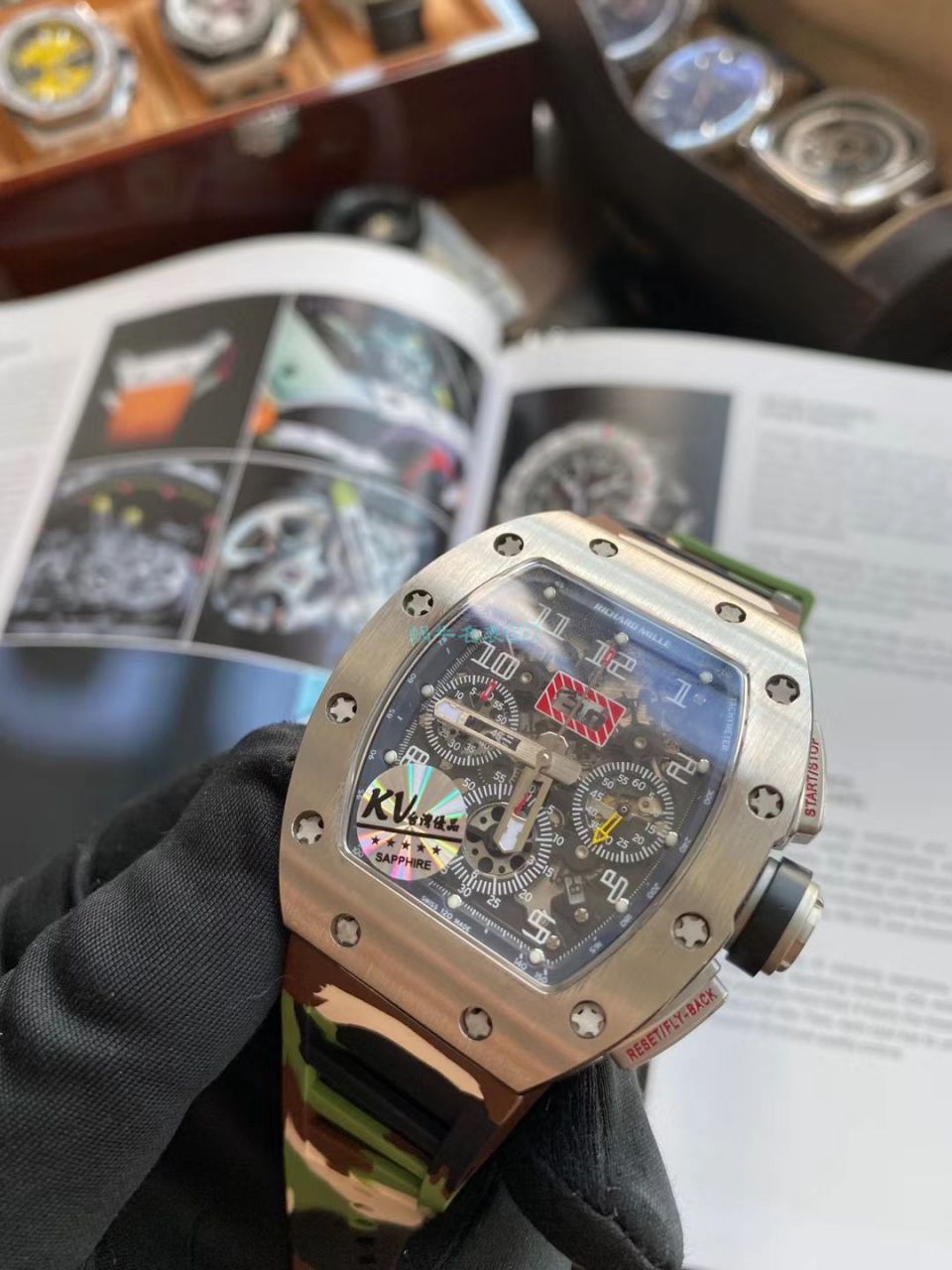  Video analysis KV Factory  High quality  Replica  Richard Miller  Watches RICHARD MILLE RM 011 FELIPE MASSA 系列 wrist watches  / KVRM011FELIPEMASSA02