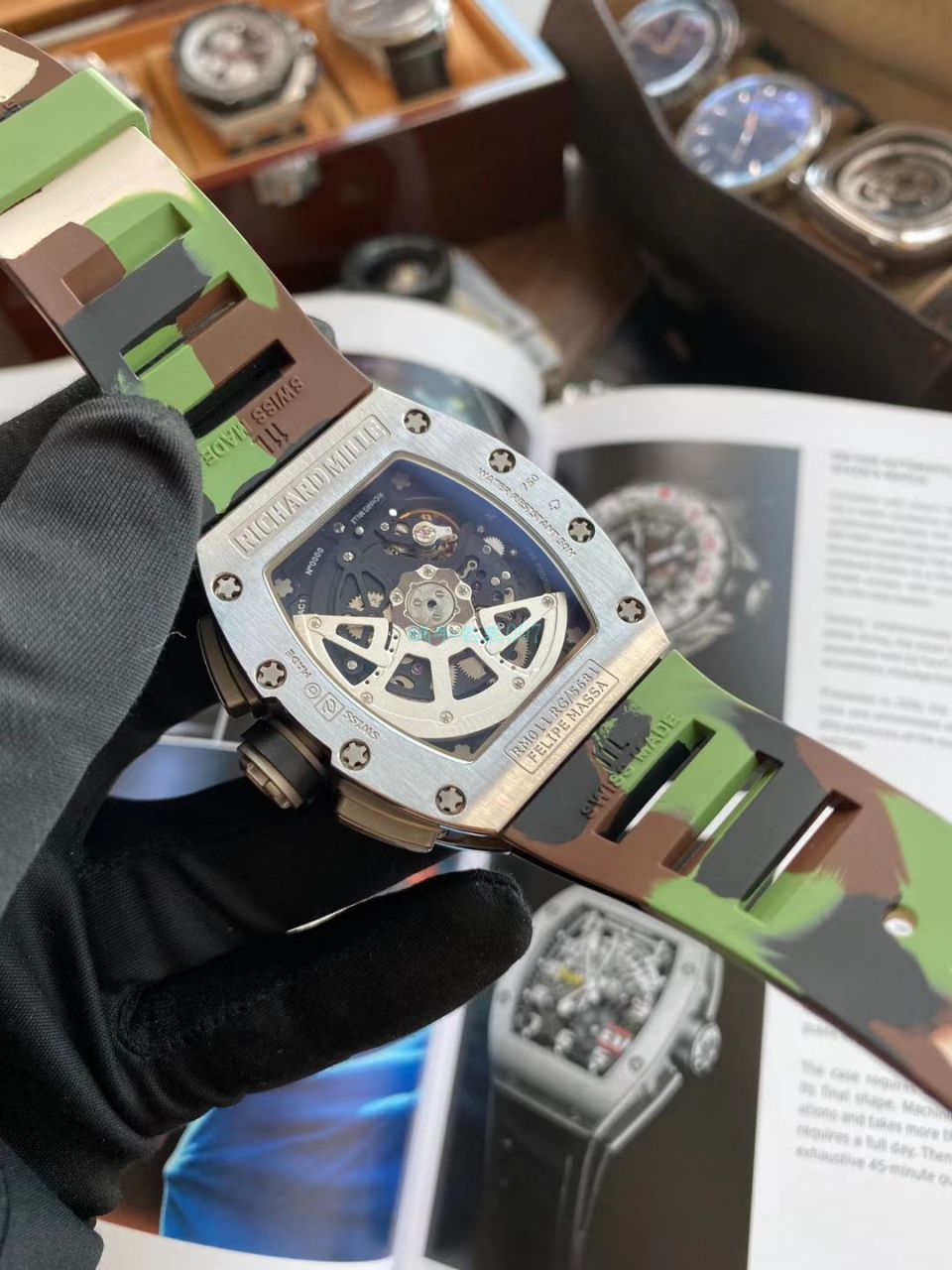  Video analysis KV Factory  top  Replica Watches  RICHARD MILLE RICHARD MILLE RM 011 FELIPE MASSA / KVRM011FELIPEMASSA01