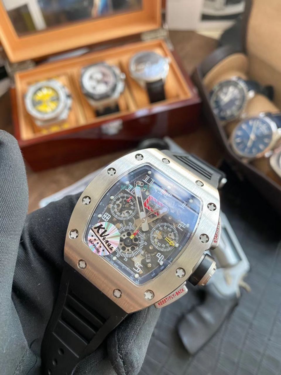  Video analysis KV Factory  top  Replica Watches  RICHARD MILLE RICHARD MILLE RM 011 FELIPE MASSA / KVRM011FELIPEMASSA01