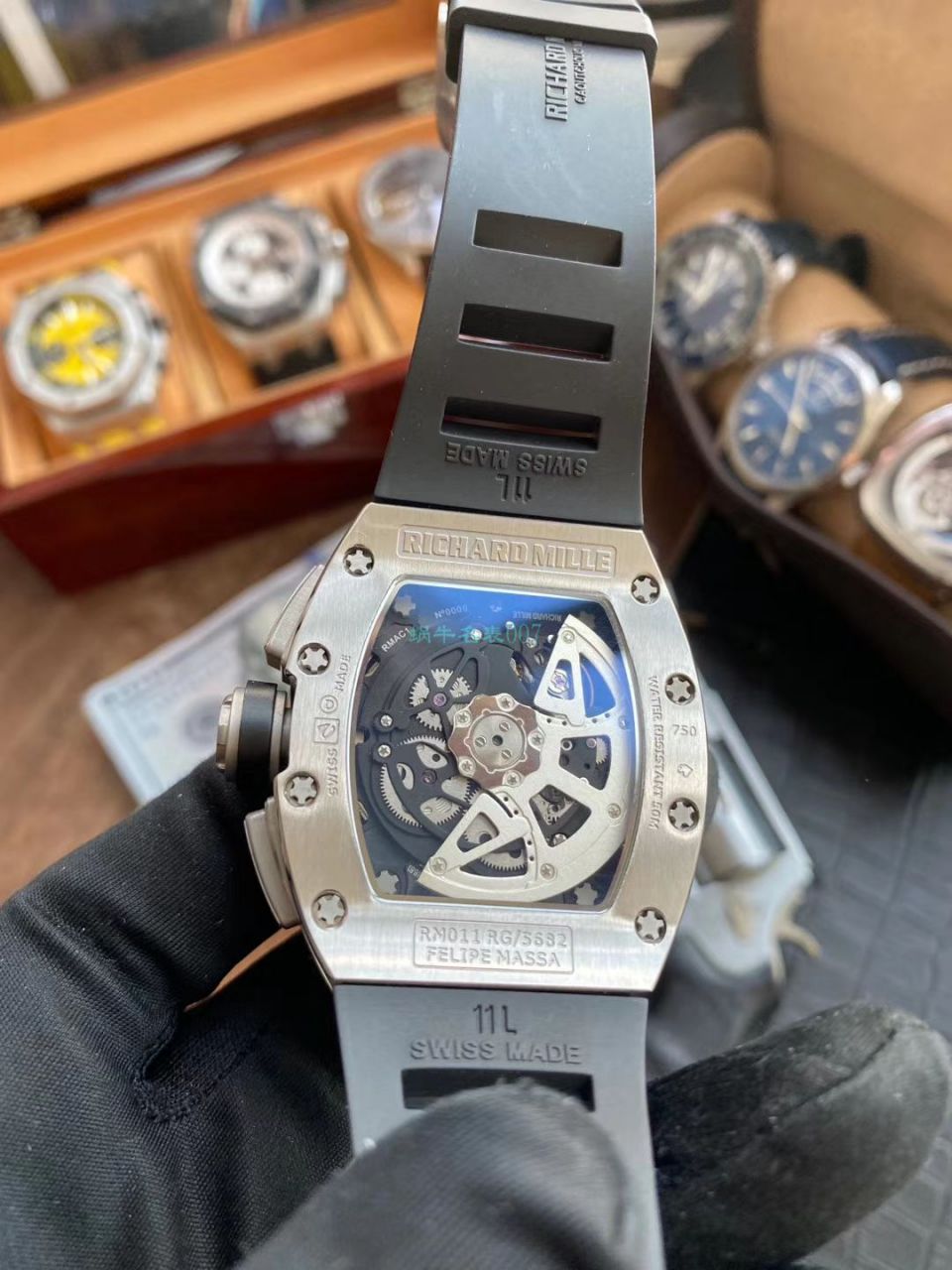  Video analysis KV Factory  High quality  Replica  Richard Miller  Watches RICHARD MILLE RM 011 FELIPE MASSA 系列 wrist watches  / KVRM011FELIPEMASSA02