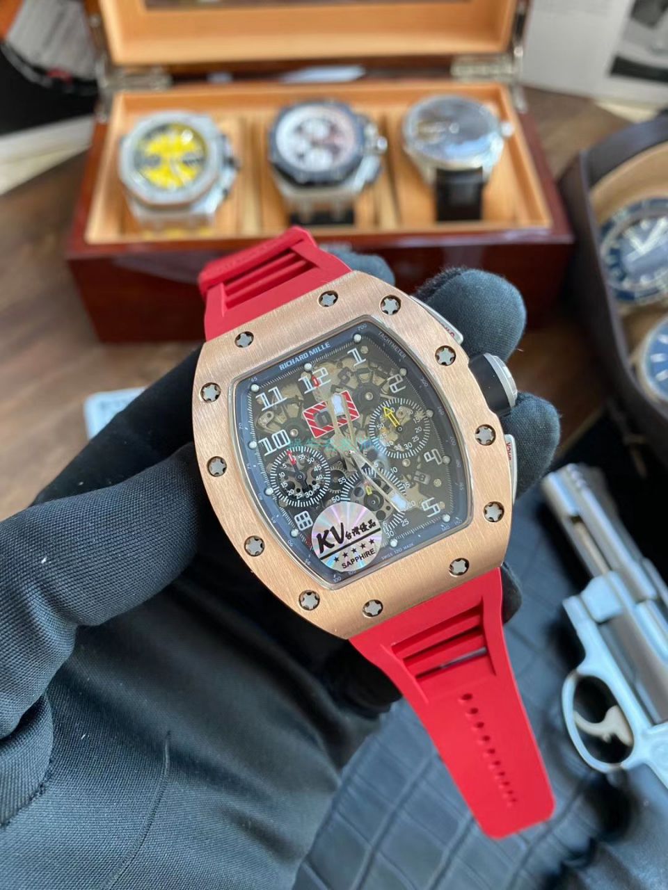  Video analysis KV Factory  High quality  Replica  Richard Miller  Watches RICHARD MILLE RM 011 FELIPE MASSA 系列 wrist watches  / KVRM011FELIPEMASSA02