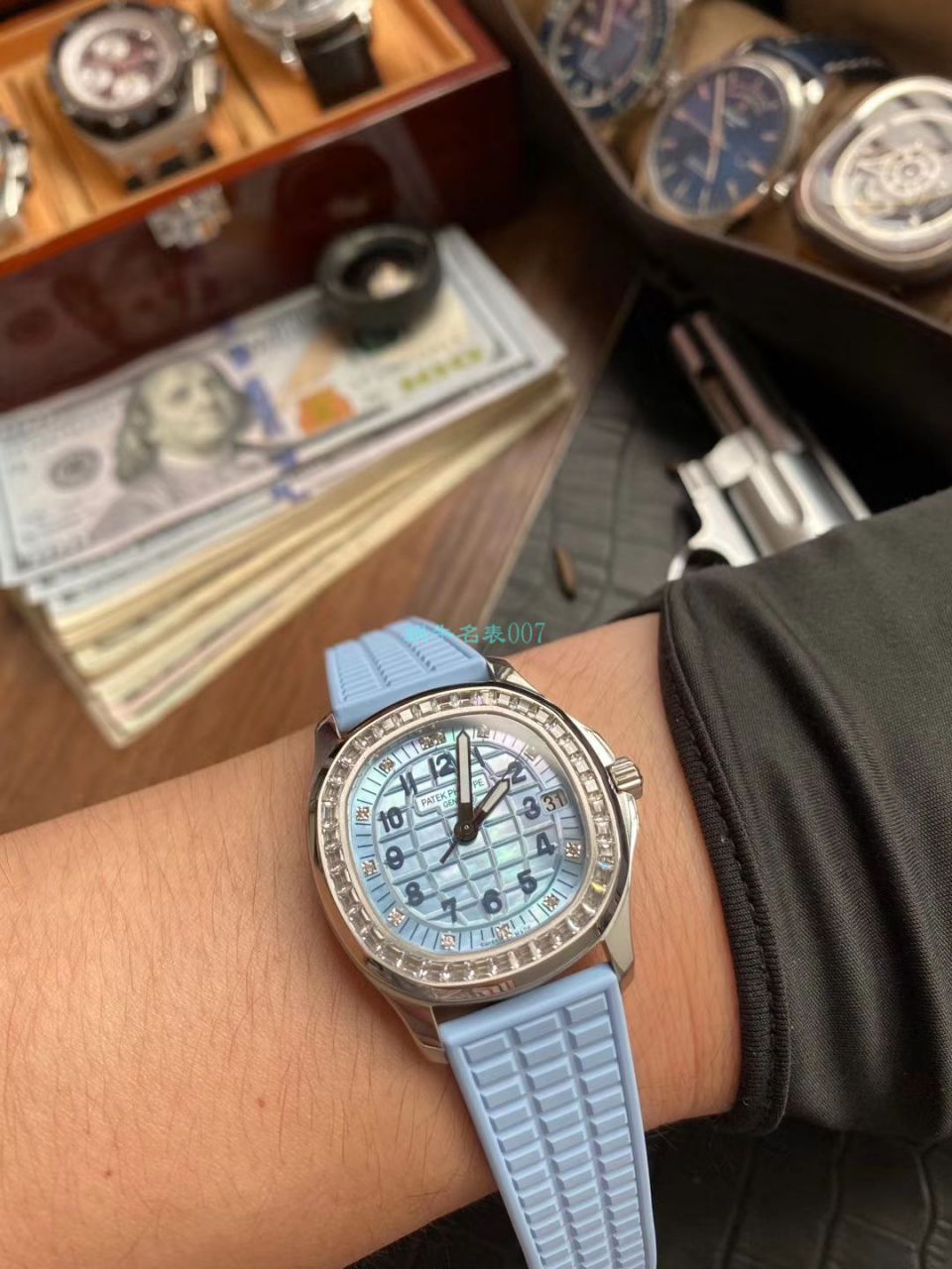 PPF Factory  top  Replica  PATEK PHILIPPE  Watches AQUANAUT系列5072G-001女表 / BD306