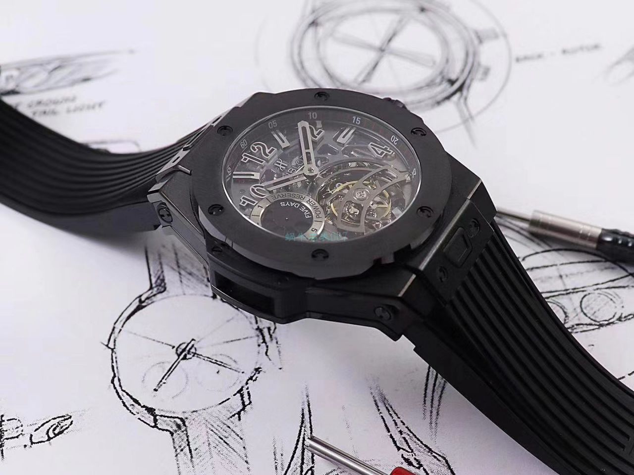 MJ Factory  Replica  hublot BIG BANG Tourbillon  Watches 405.MX.0138.RX，405.OX.0138.LR，405.CI.0110.RX wrist watches  / YB097