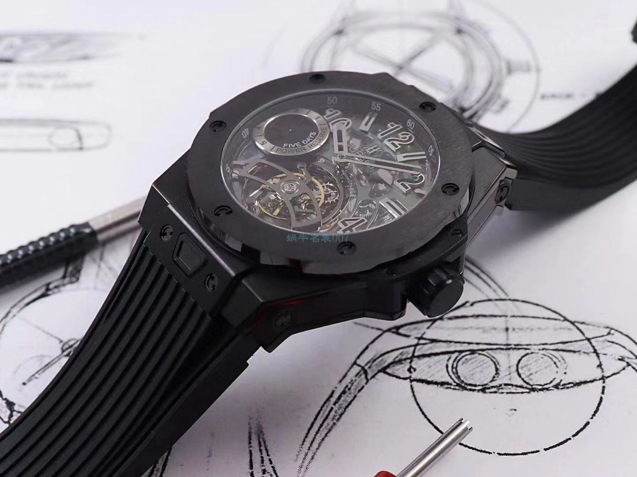 MJ Factory  Replica  hublot BIG BANG Tourbillon  Watches 405.MX.0138.RX，405.OX.0138.LR，405.CI.0110.RX wrist watches  / YB097