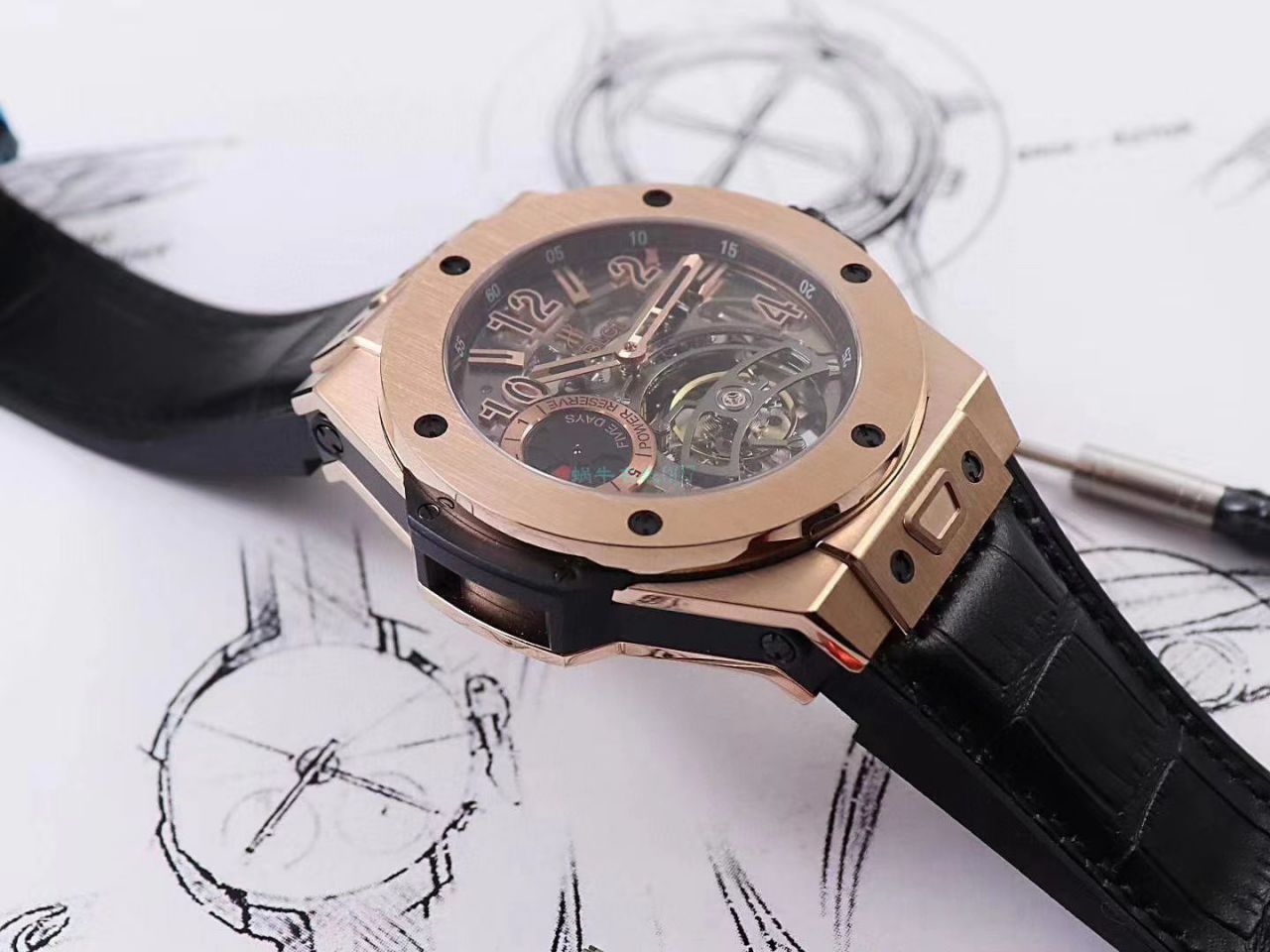 MJ Factory  Replica  hublot BIG BANG Tourbillon  Watches 405.MX.0138.RX，405.OX.0138.LR，405.CI.0110.RX wrist watches  / YB097