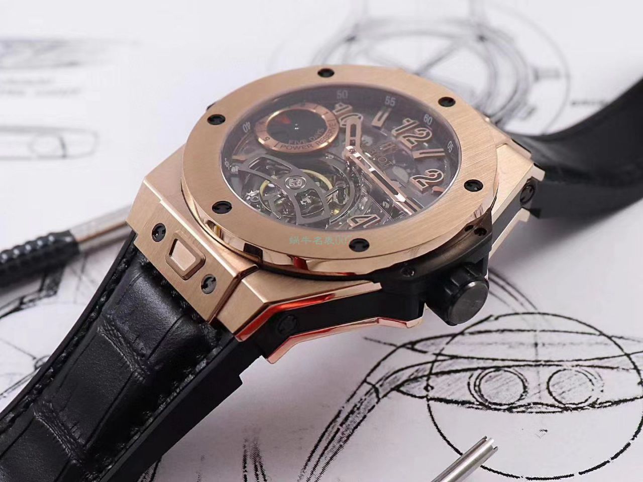 MJ Factory  Replica  hublot BIG BANG Tourbillon  Watches 405.MX.0138.RX，405.OX.0138.LR，405.CI.0110.RX wrist watches  / YB097