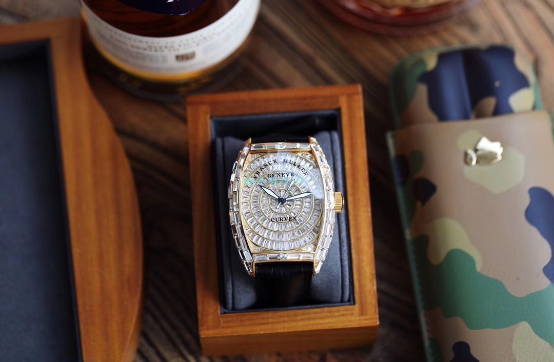 【DM Perfect  High quality  Replica Watches 】原版 Replica  FM Franck Muller GRAND COMPLICATIONS系列8889 奢华版全方钻新款上市 / 法穆兰FL06