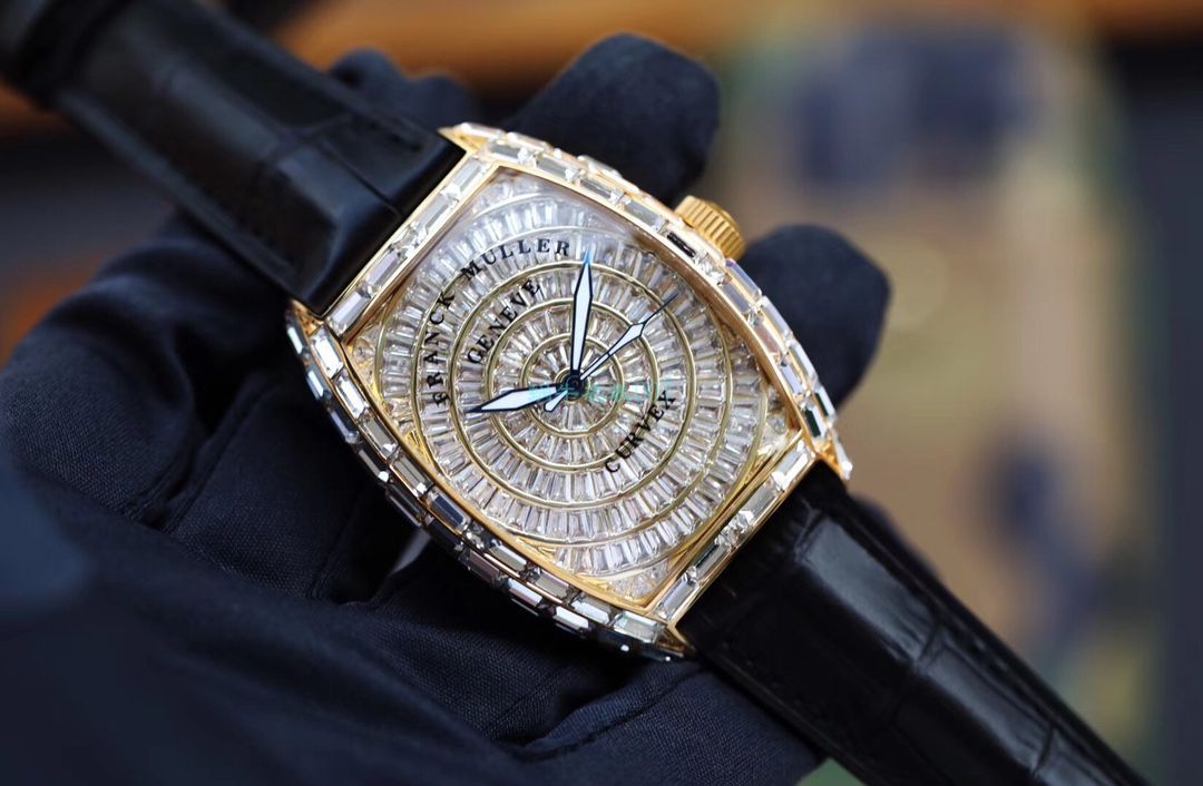【DM Perfect  High quality  Replica Watches 】原版 Replica  FM Franck Muller GRAND COMPLICATIONS系列8889 奢华版全方钻新款上市 / 法穆兰FL06