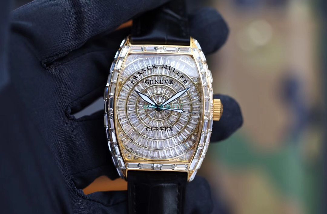 【DM Perfect  High quality  Replica Watches 】原版 Replica  FM Franck Muller GRAND COMPLICATIONS系列8889 奢华版全方钻新款上市 / 法穆兰FL06