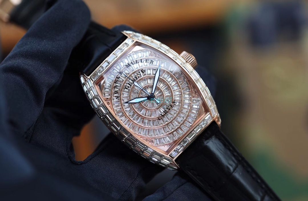 【DM Perfect  High quality  Replica Watches 】原版 Replica  FM Franck Muller GRAND COMPLICATIONS系列8889 奢华版全方钻新款上市 / 法穆兰FL06