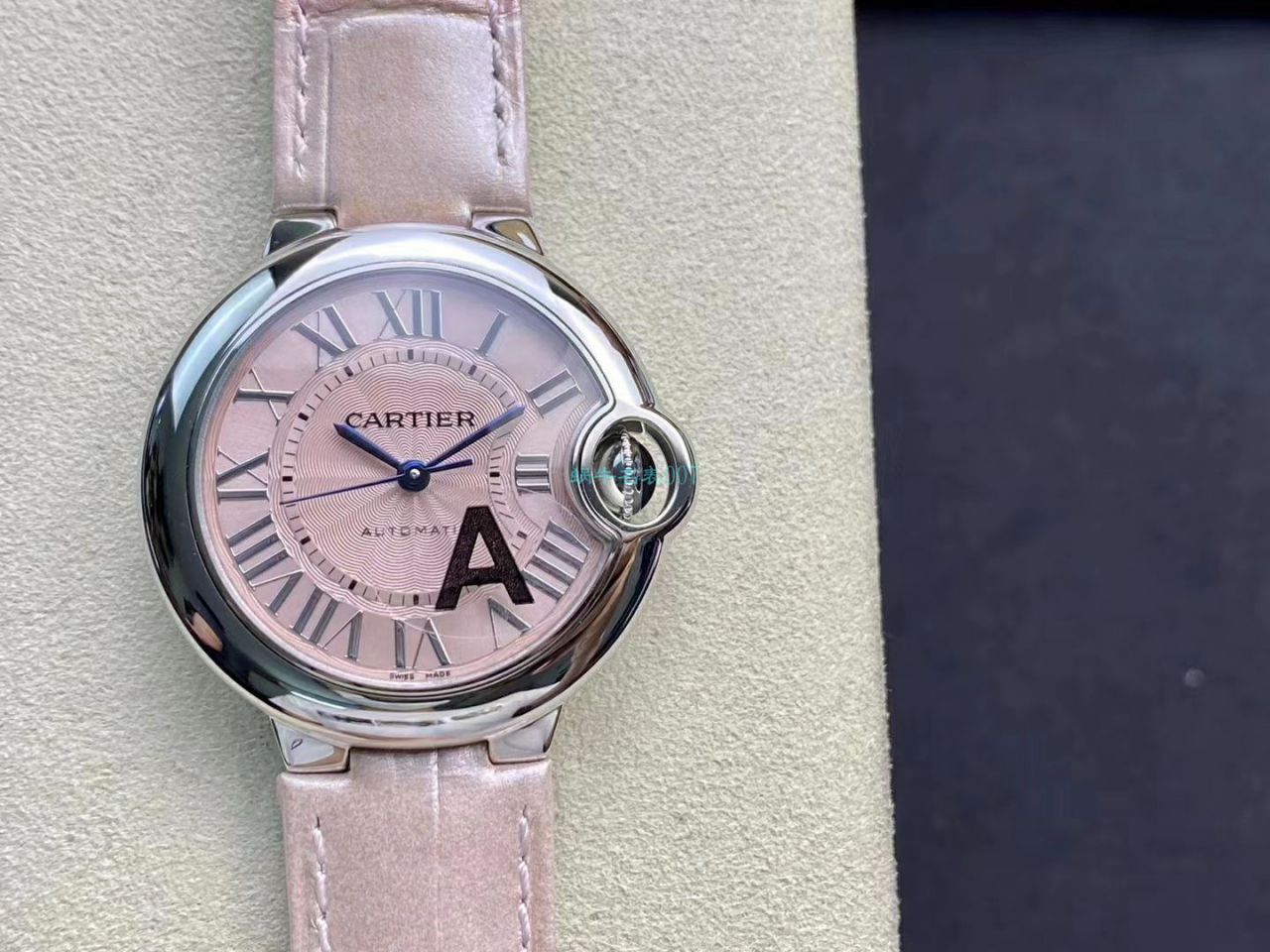 V6 Factory 7K版本 Replica  Cartier  蓝气球33MM女表WSBB0002 wrist watches  / K293