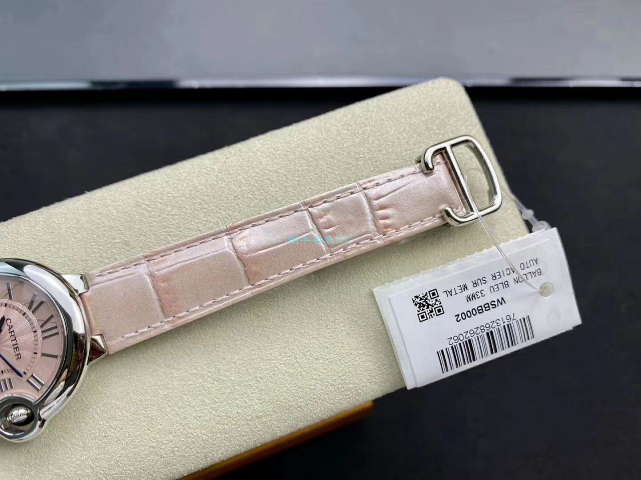 V6 Factory 7K版本 Replica  Cartier  蓝气球33MM女表WSBB0002 wrist watches  / K293