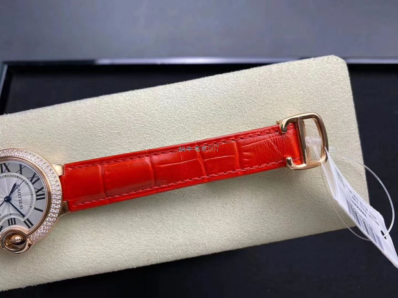 V6 Factory V7版本 Replica Copy  Cartier  蓝气球33MM女表WE902066 wrist watches  / K292
