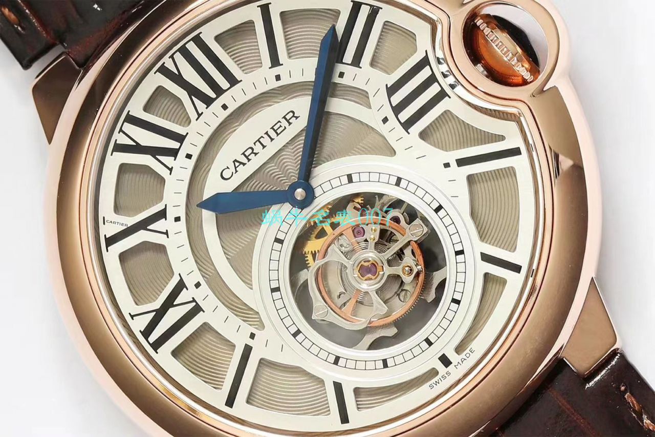 BBR Factory  Cartier   Replica Watches 蓝气球 Tourbillon 系列W6920001 wrist watches  / K290