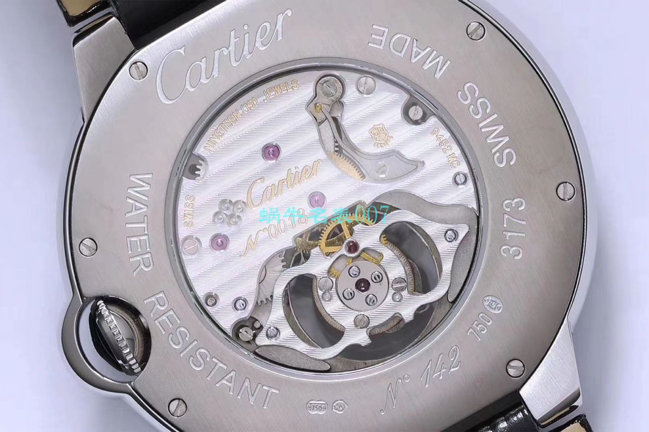 BBR Factory  Cartier   Knockoff  Watches 蓝气球 Tourbillon 系列W6920021 wrist watches  / K289