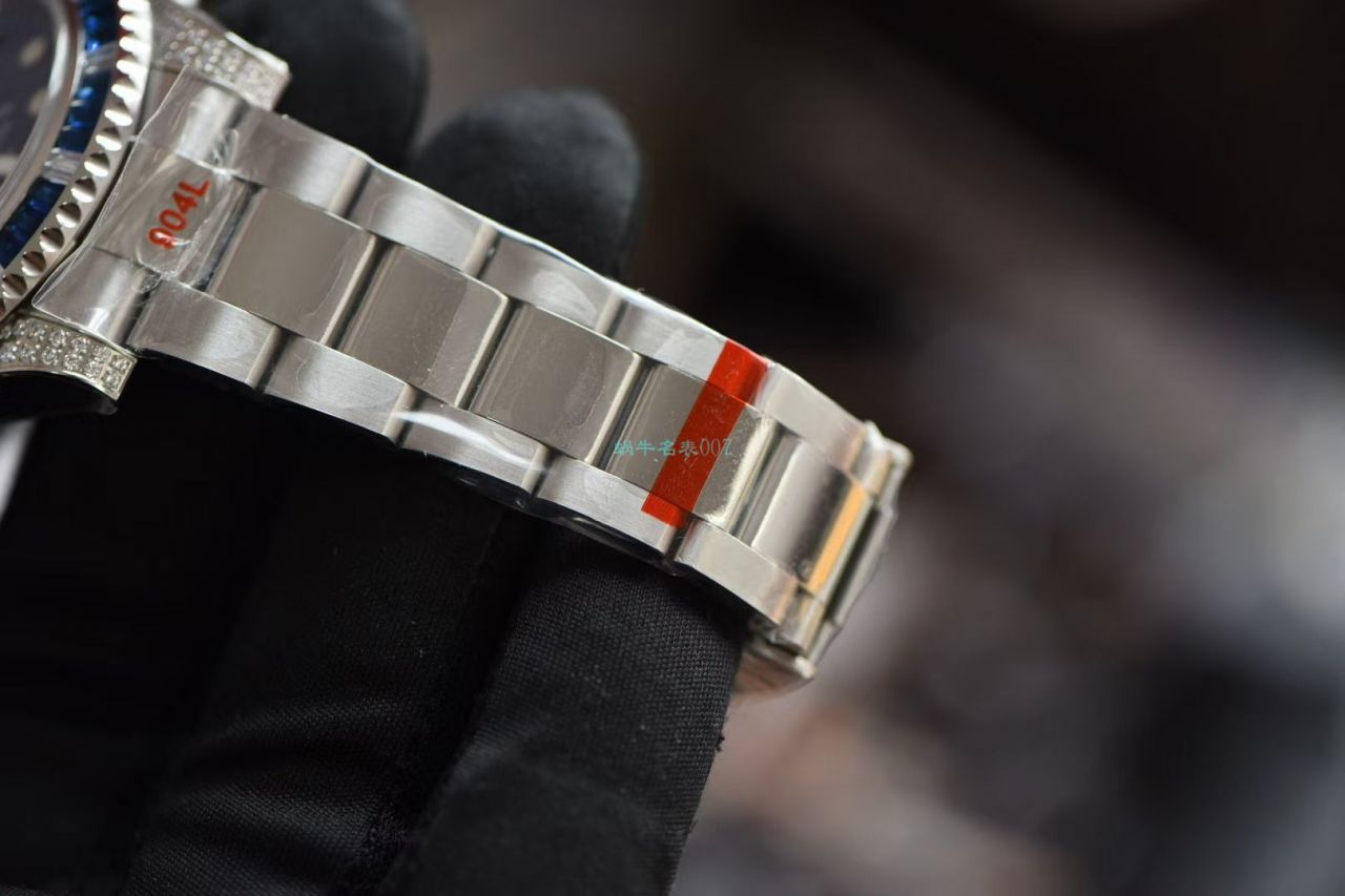 GM Factory  High quality  Replica Watches  Rolex 罗志祥同款后钻蓝钻鬼 / R618