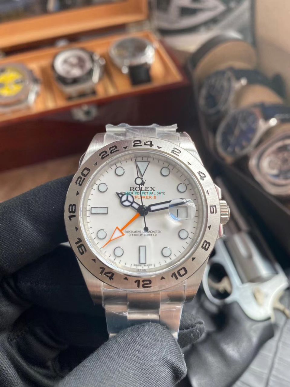  Rolex 探险家型系列m216570-0001 白盘 wrist watches  Perfect  High quality  Replica 【N Factory 探险家二代超级3187自动机械 Movement 】 / R316