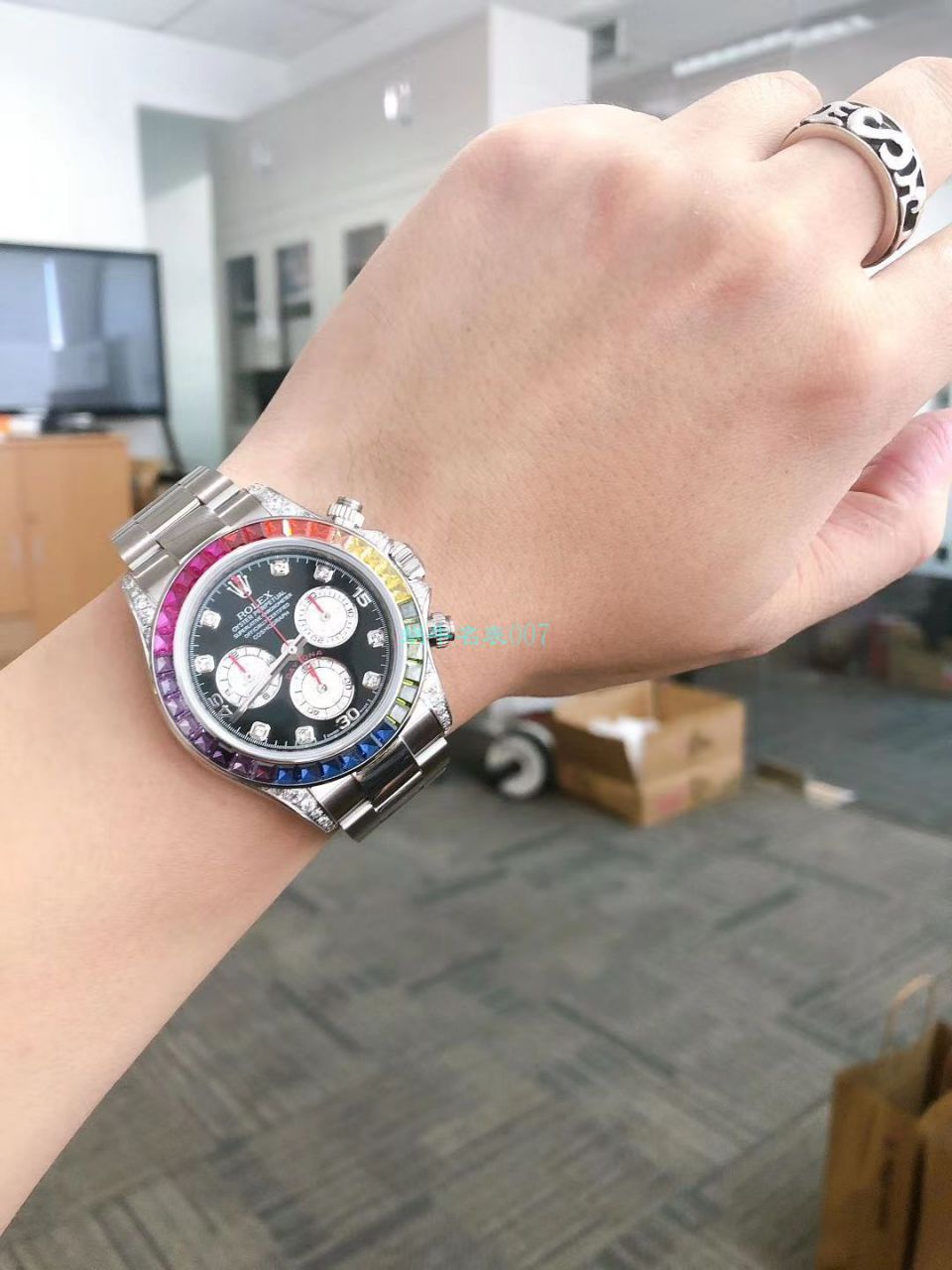 BL Factory  top  Replica Copy  Rolex  Ditongna 彩虹迪116599 RBOW,116595 RBOW,116598 RBOW wrist watches  / R357