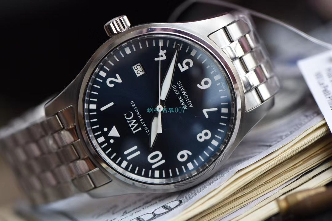 【 Video analysis V7 Factory  MARK XVII 钢带版】 Replica 表在哪买 Replica  Replica IWC IWC 表飞行员系列IW327002 wrist watches  / WG360