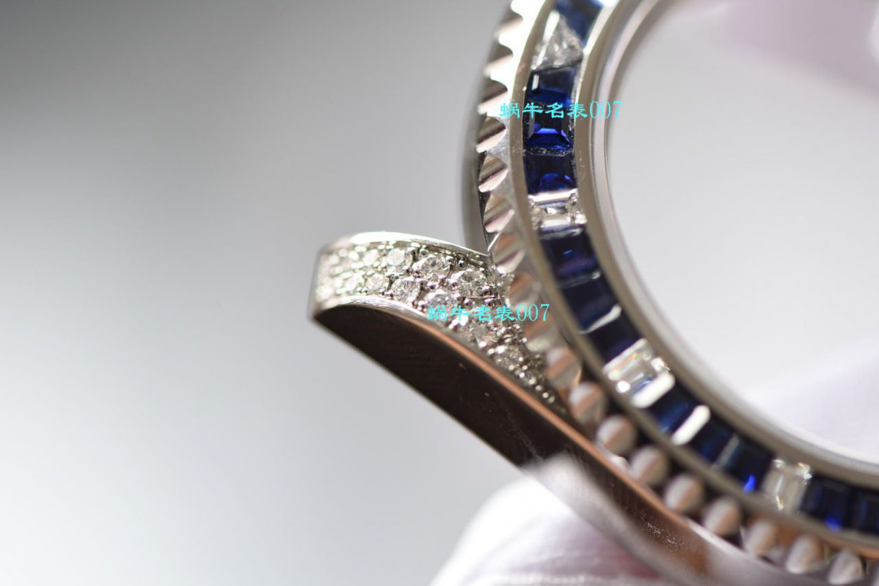独家【 copy customized 真钻蓝水鬼罗志祥同款】 Rolex  top  Replica Copy  Submariner 型116619LB-97209 Watches  / R620
