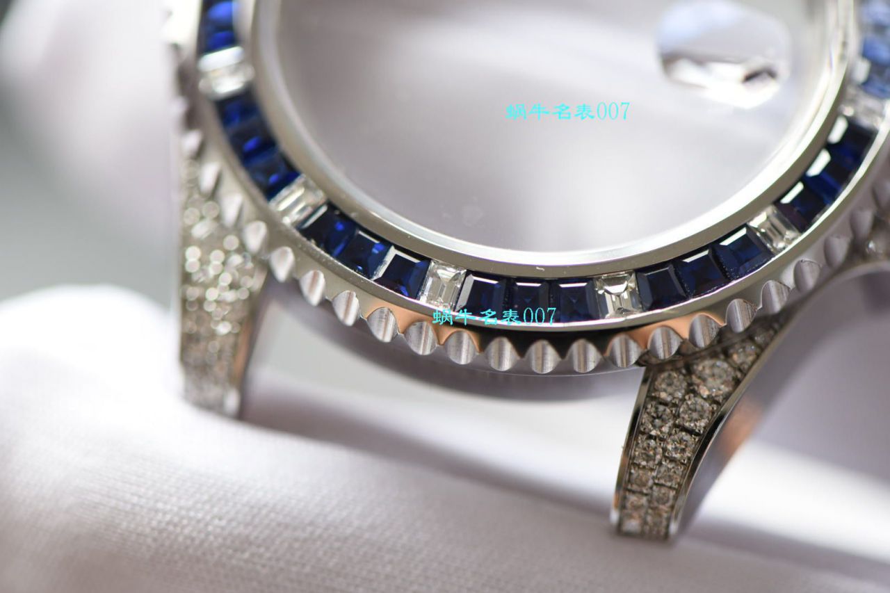 独家【 copy customized 真钻蓝水鬼罗志祥同款】 Rolex  top  Replica Copy  Submariner 型116619LB-97209 Watches  / R620