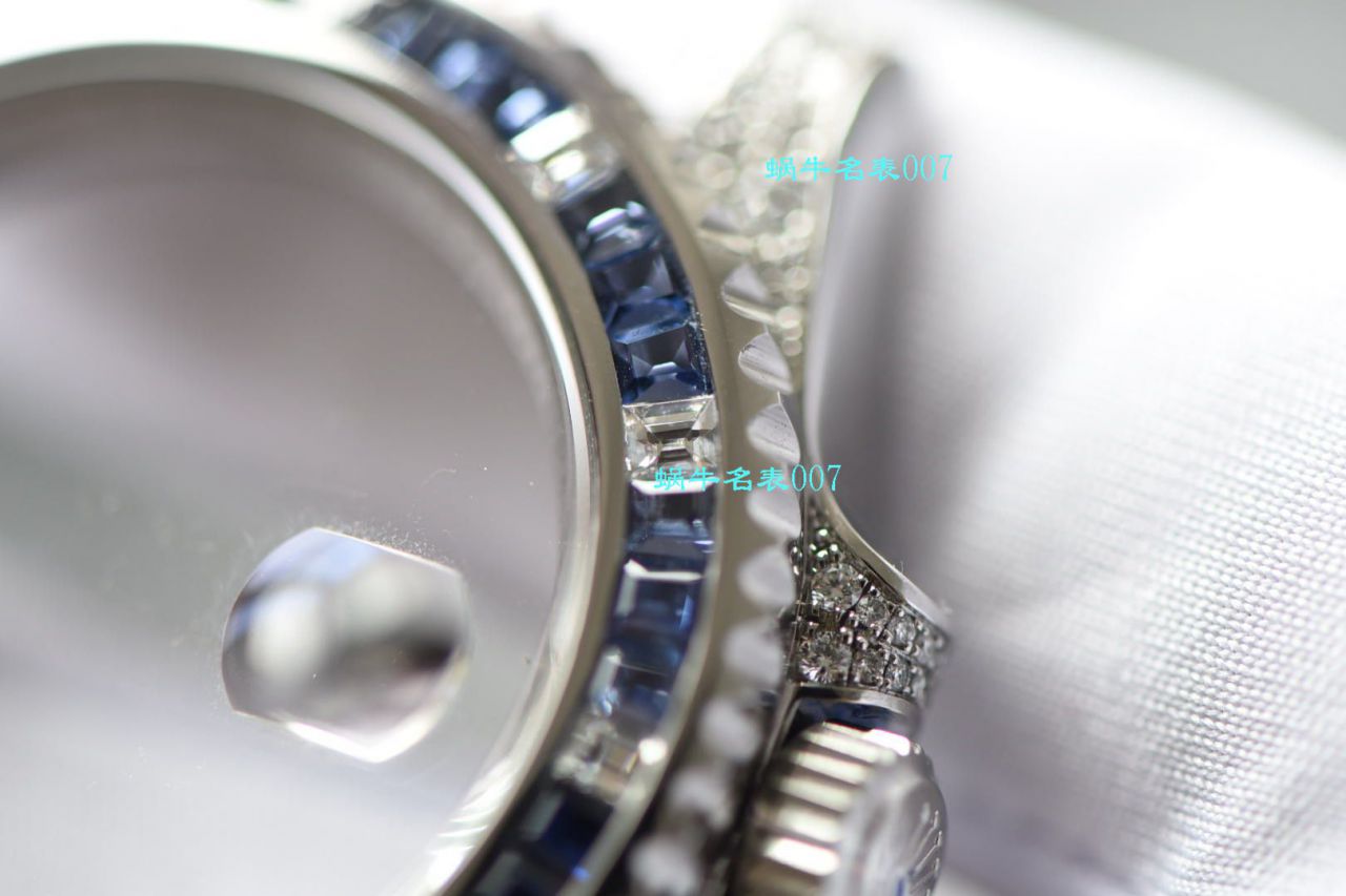 独家【 copy customized 真钻蓝水鬼罗志祥同款】 Rolex  top  Replica Copy  Submariner 型116619LB-97209 Watches  / R620