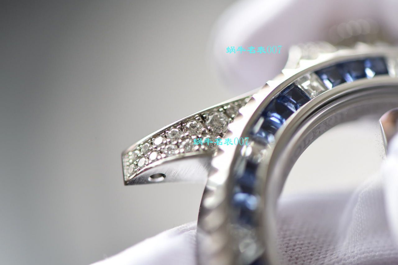 独家【 copy customized 真钻蓝水鬼罗志祥同款】 Rolex  top  Replica Copy  Submariner 型116619LB-97209 Watches  / R620