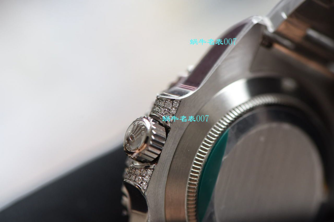 独家【 copy customized 真钻蓝水鬼罗志祥同款】 Rolex  top  Replica Copy  Submariner 型116619LB-97209 Watches  / R620