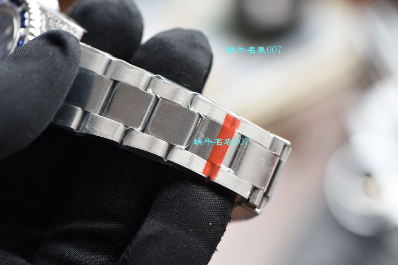 独家【 copy customized 真钻蓝水鬼罗志祥同款】 Rolex  top  Replica Copy  Submariner 型116619LB-97209 Watches  / R620