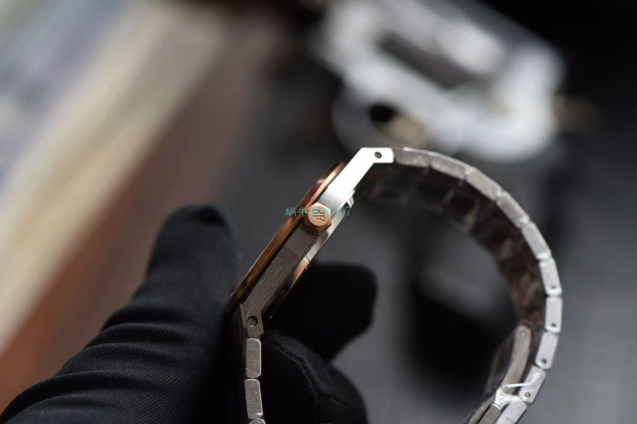 【 Video analysis JF Factory AP Replica Copy 女士 Watches 33毫米】Audemars Piguet 皇家橡树系列67651SR.ZZ.1261SR.01 wrist watches  / AP206