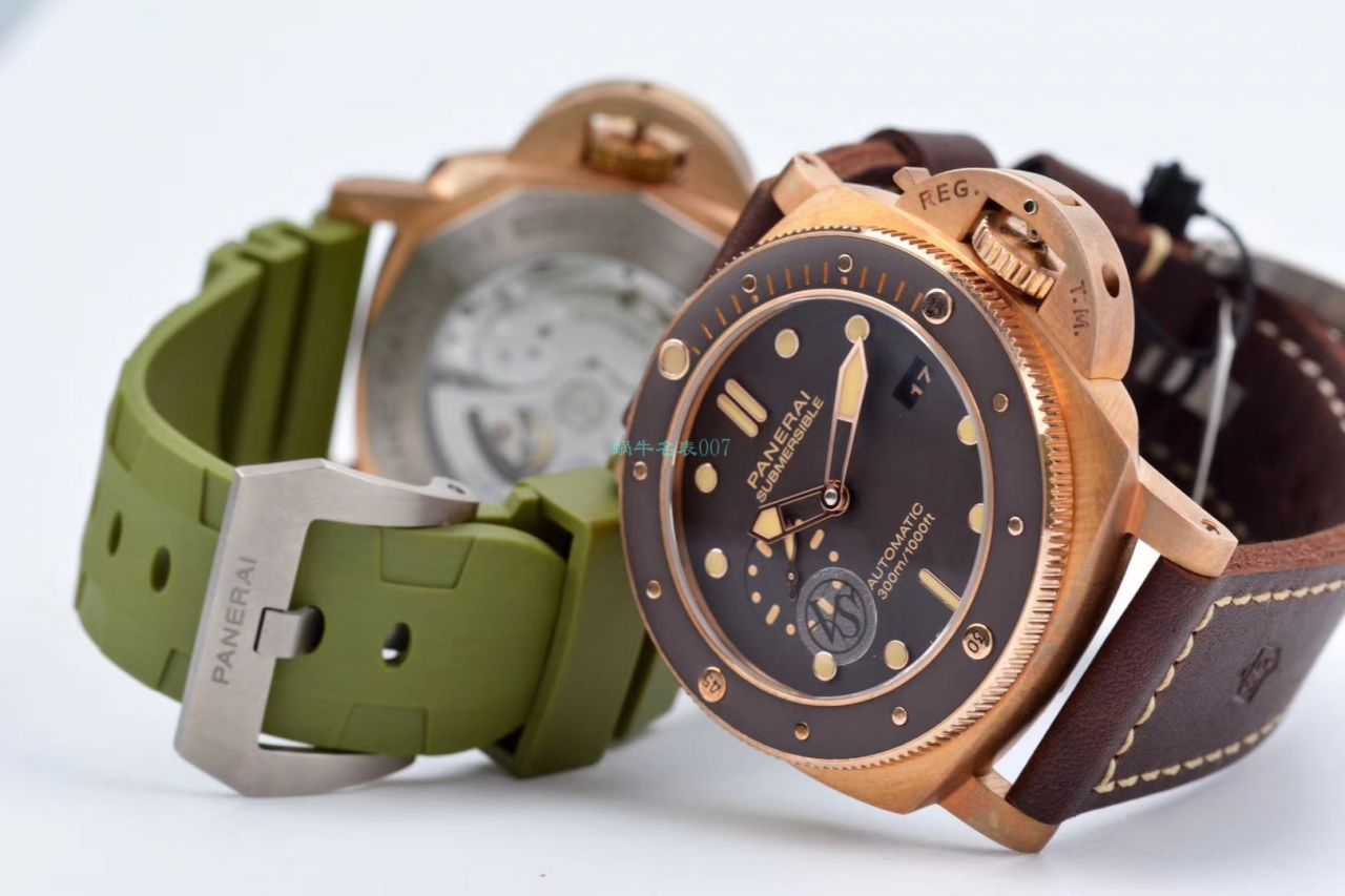 【 Video analysis 】VS Factory Panerai 青铜 High quality  Replica Watches 潜行系列PAM00968 wrist watches  / PAM968VSB