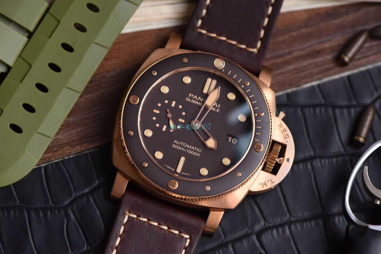 【 Video analysis 】VS Factory Panerai 青铜 High quality  Replica Watches 潜行系列PAM00968 wrist watches  / PAM968VSB